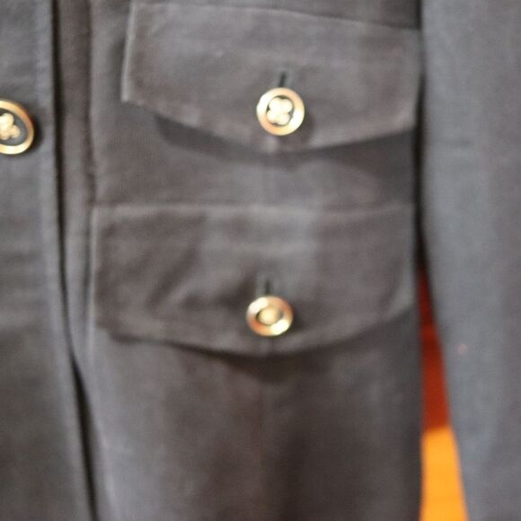 CLIO Black Double Breasted Vintage Pant Suit 10 - Picture 6 of 16